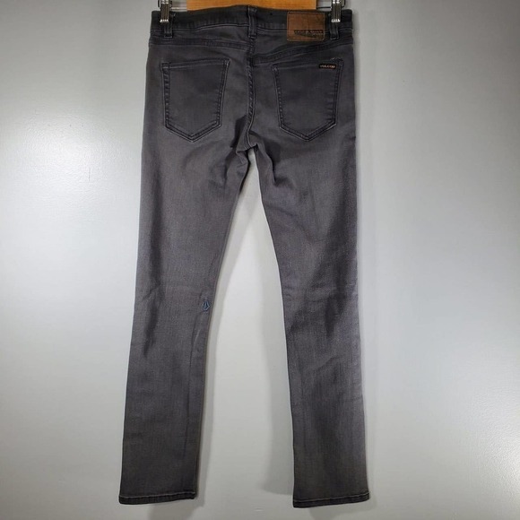 Volcom 2x4 By Denim Skinny Jeans Gray Size 28 - Picture 4 of 11